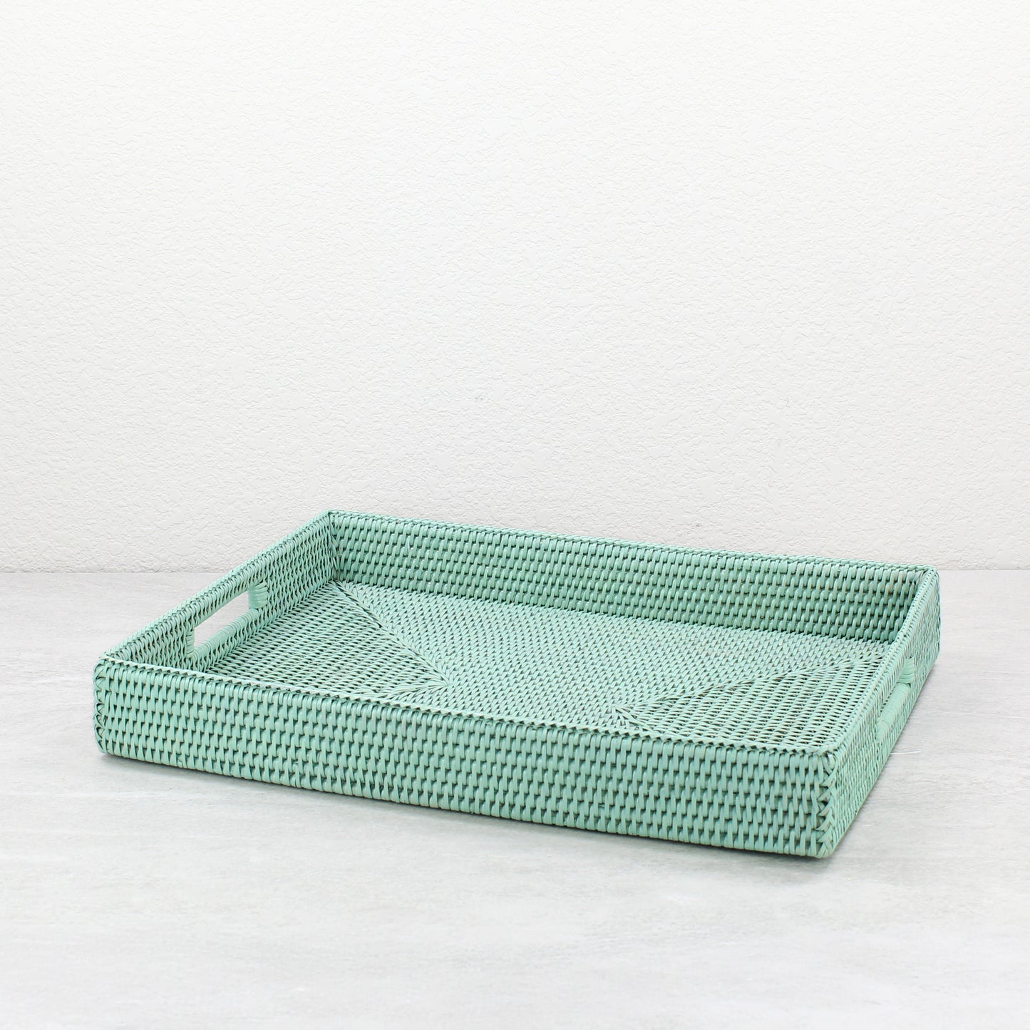 Elegant Wedding Gift Collection - Sustainable Sage Leaf Green Rattan Home Décor