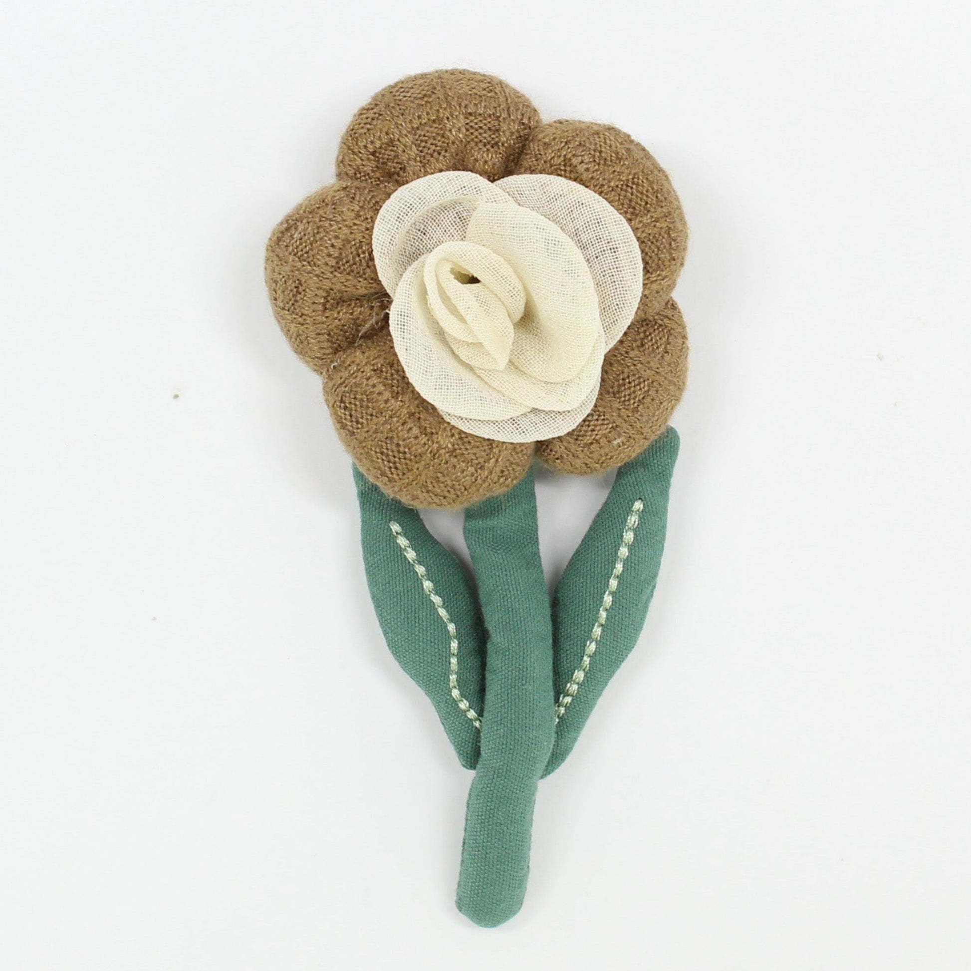 Handmade-Cloth-Flower-Stem-Brooch-01