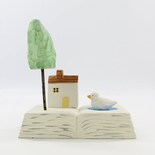 IMG_5413-MiniatureWoodenSculpture-House_Tree_andDuckonOpenBookDesign-08-use