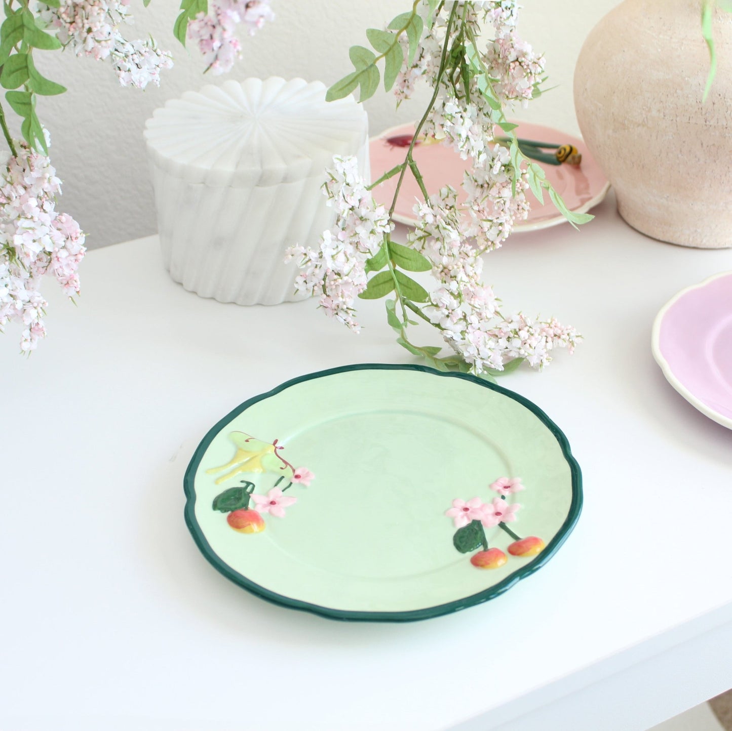 IMG_5699-Faye_Handpainted_Stoneware_Dessert_Plate_-Mint_Garden-01