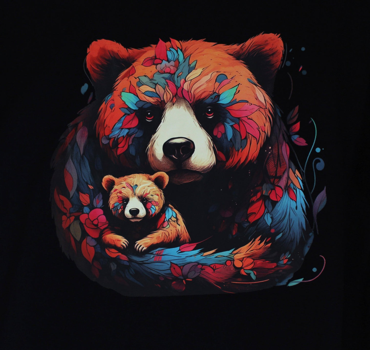 Mother & Cub Bear Graphic Unisex T-Shirt – Gift or Family Matching Tee