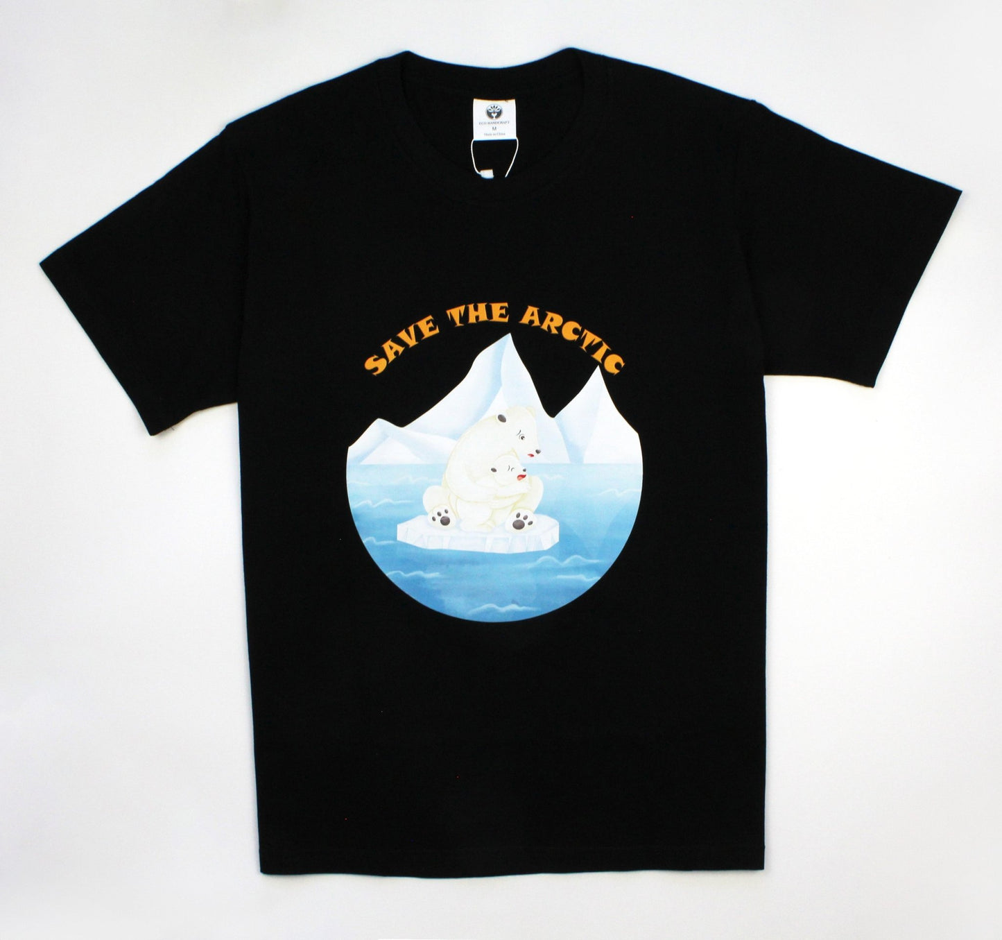 Save the Arctic Polar Bear Unisex T-Shirt – Eco-Friendly Graphic Tee