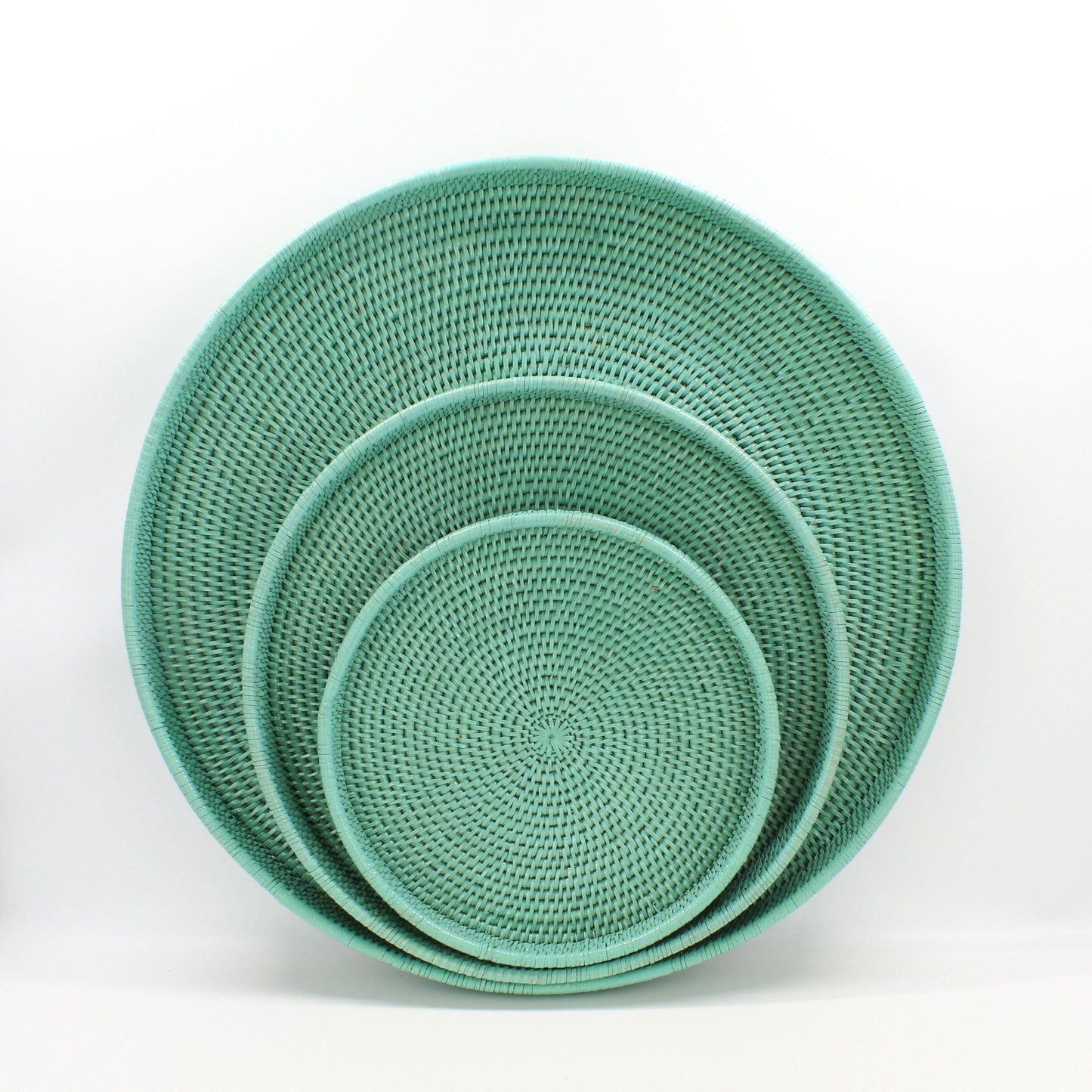 Tight_Woven_Round_Rattan_Tray-Sustainable_Home_Organizing-Sea_Glass-3-sizes-Combination-01