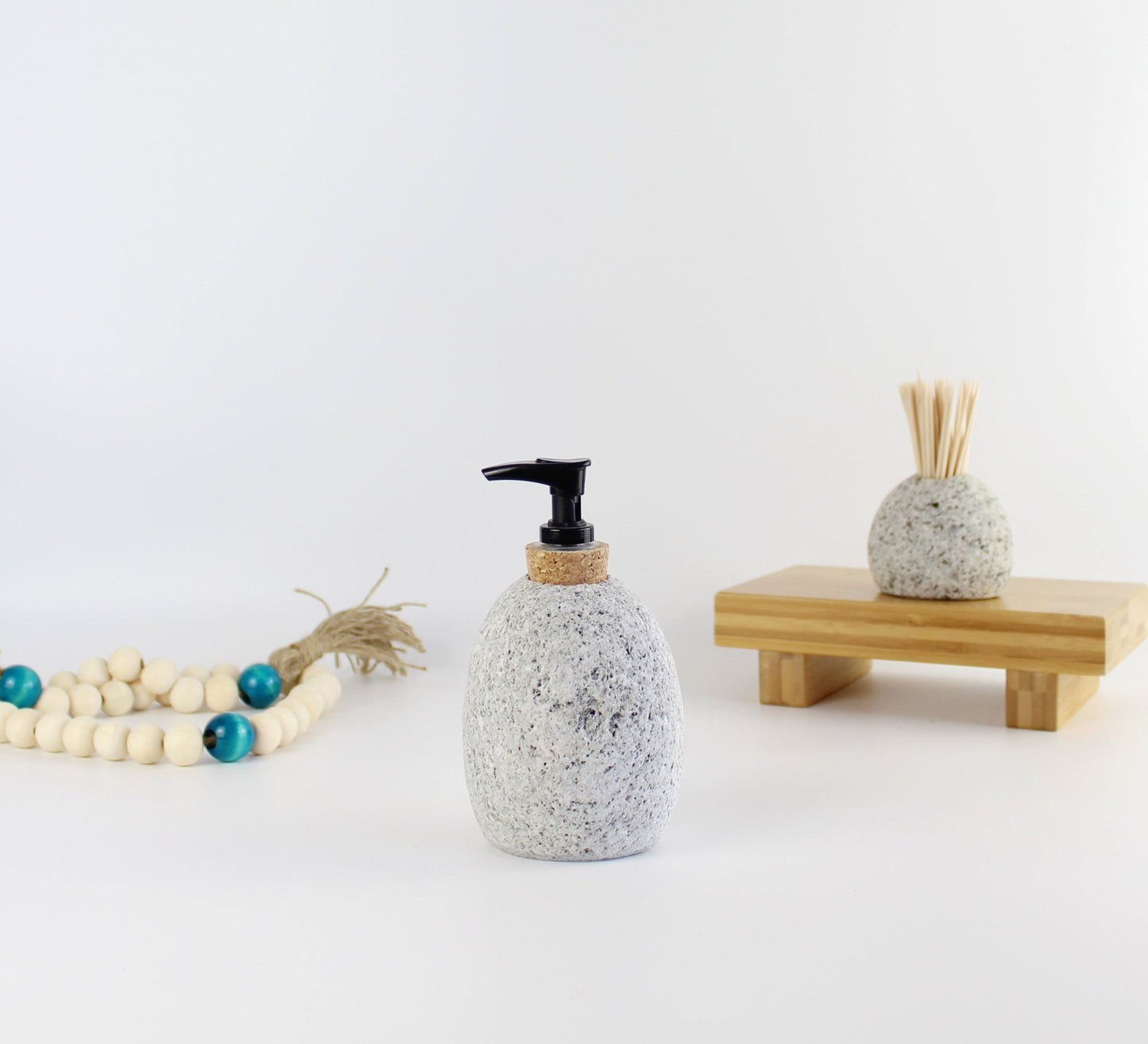Beach Stone Soap/Lotion Pump Dispenser - Eco Handcraft store