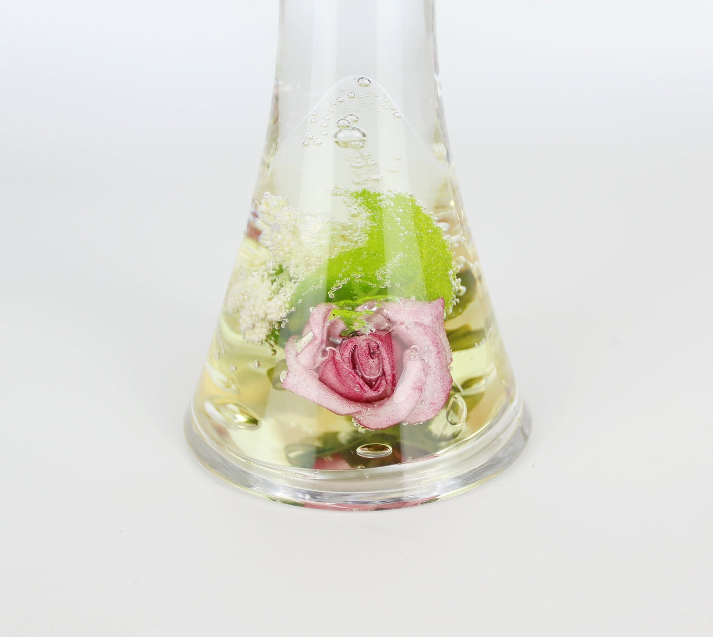 Artificial Flower Resin Candle Holder-B - Eco Handcraft store