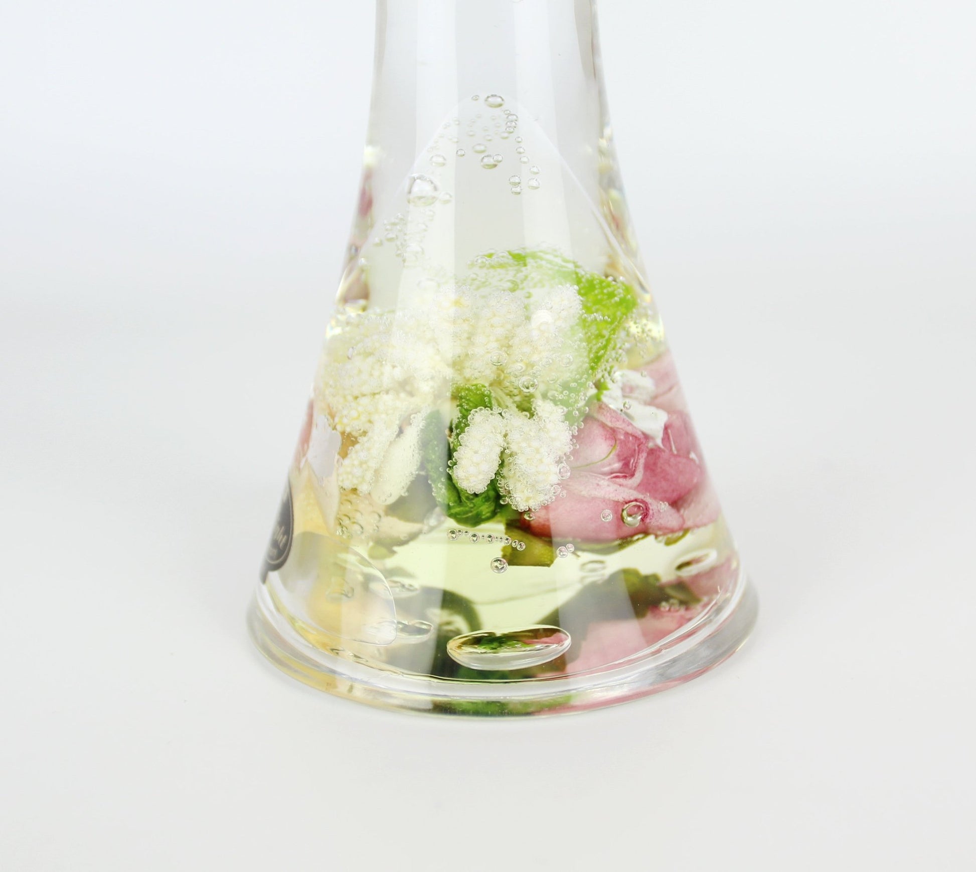 Artificial Flower Resin Candle Holder-B - Eco Handcraft store