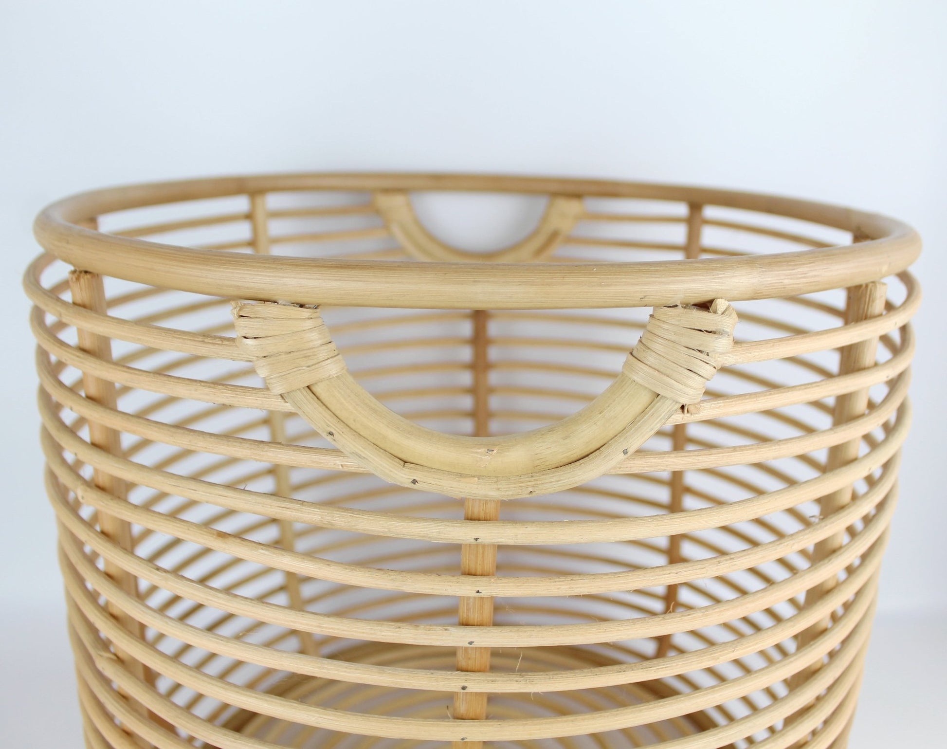 Handcrafted-Large-Rattan-Basket-handle-Eco Handcraft store