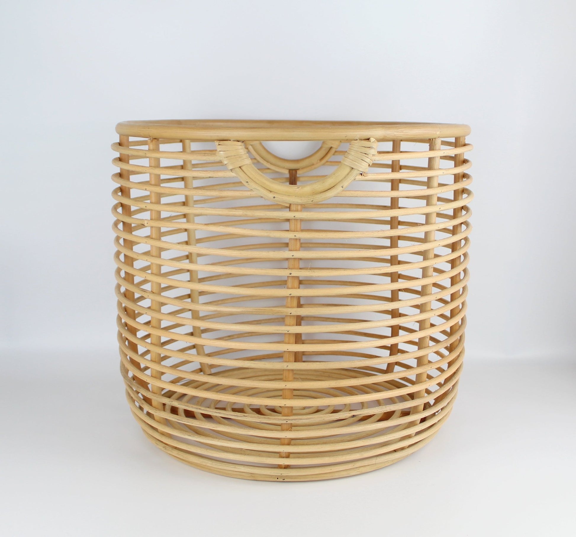 Handcrafted Large Rattan Basket-side1-Eco Handcraft store
