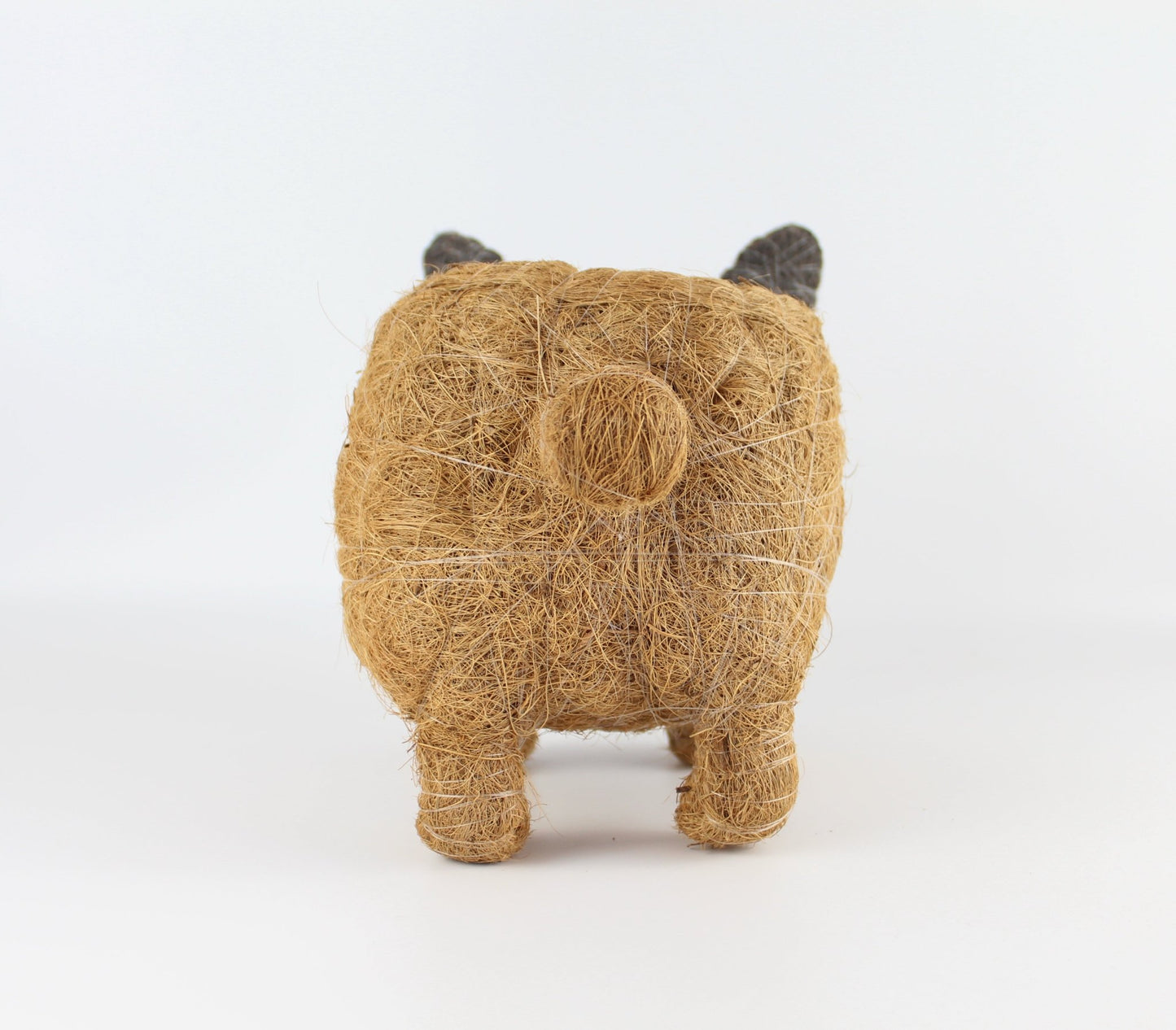 Handmade Coco Coira Animal Planter- French Bulldog - Eco Handcraft store