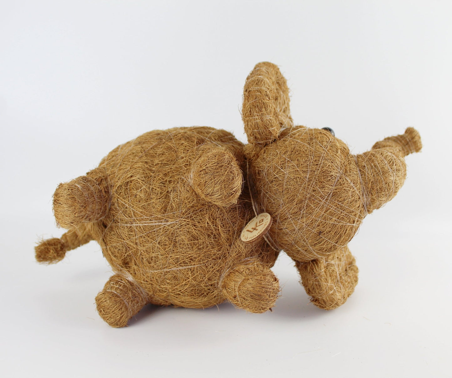 Handmade Coco Coira Animal Planter-Elephant - Eco Handcraft store