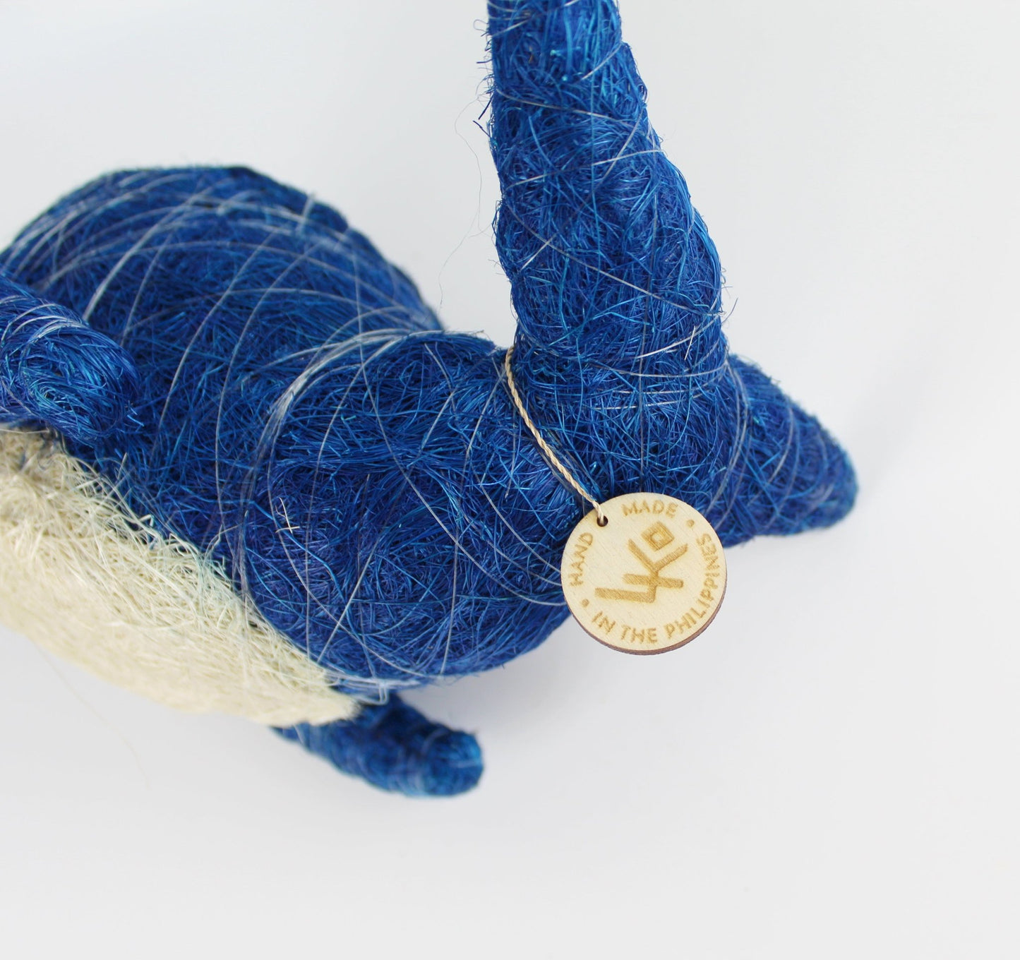 Handmade Coco Coira Animal Planter- Baby Whale - Eco Handcraft store