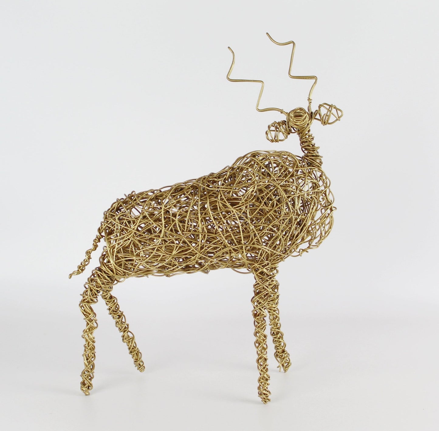 Wire Handmade Kudu Sculpture - Eco Handcraft store