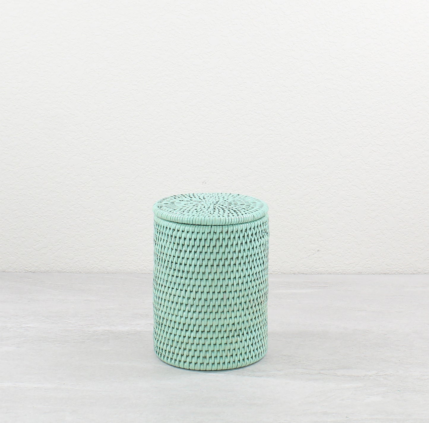 Eco-friendly woven rattan storage canisters-18