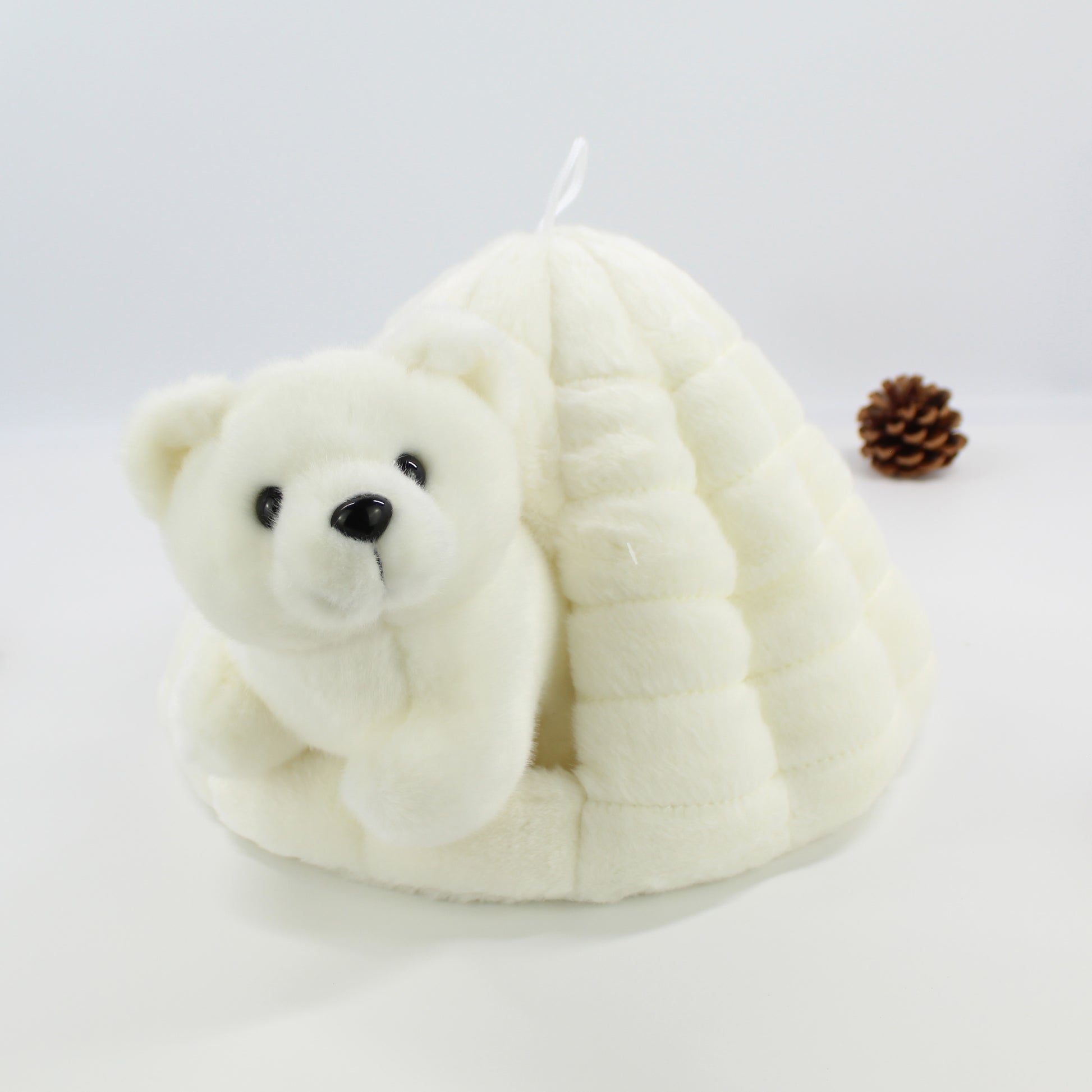 Adorable_Polar_Bear_Plush_in_Cozy_Igloo-_Perfect_Decor_Gift_Idea-13-use
