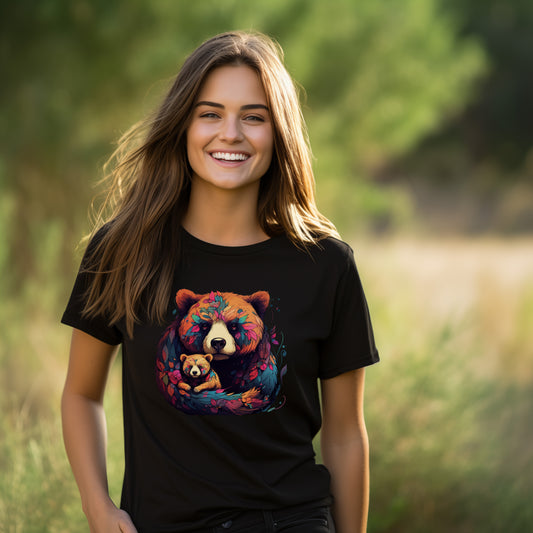Mother Bear & Cub T-Shirt- Arctic Conservation Awareness-04