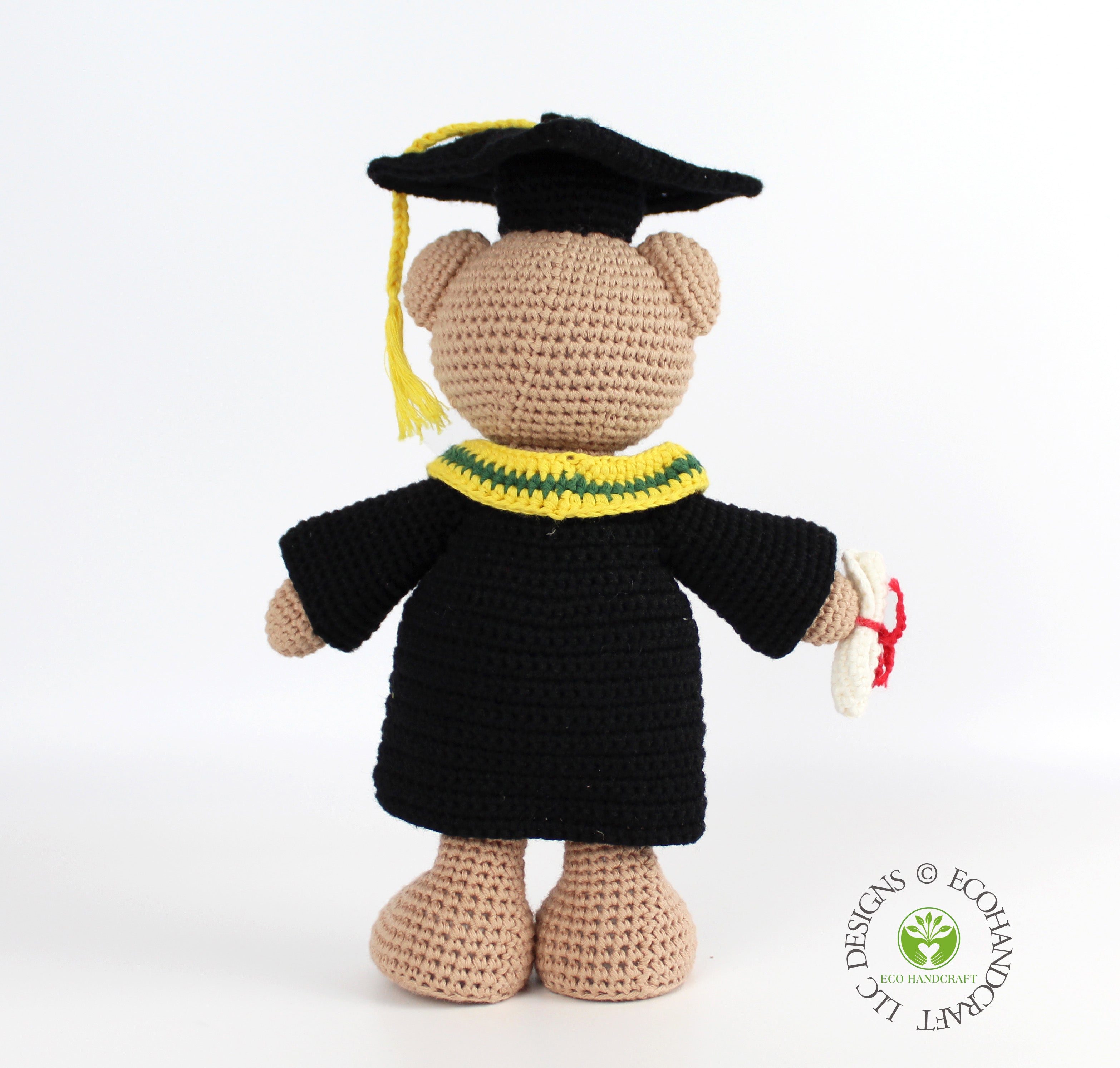 Graduation Bear - Graduation Gift - Unique offers Graduation Gift - Handmade Graduation Bear - Crochet Graduation Bear