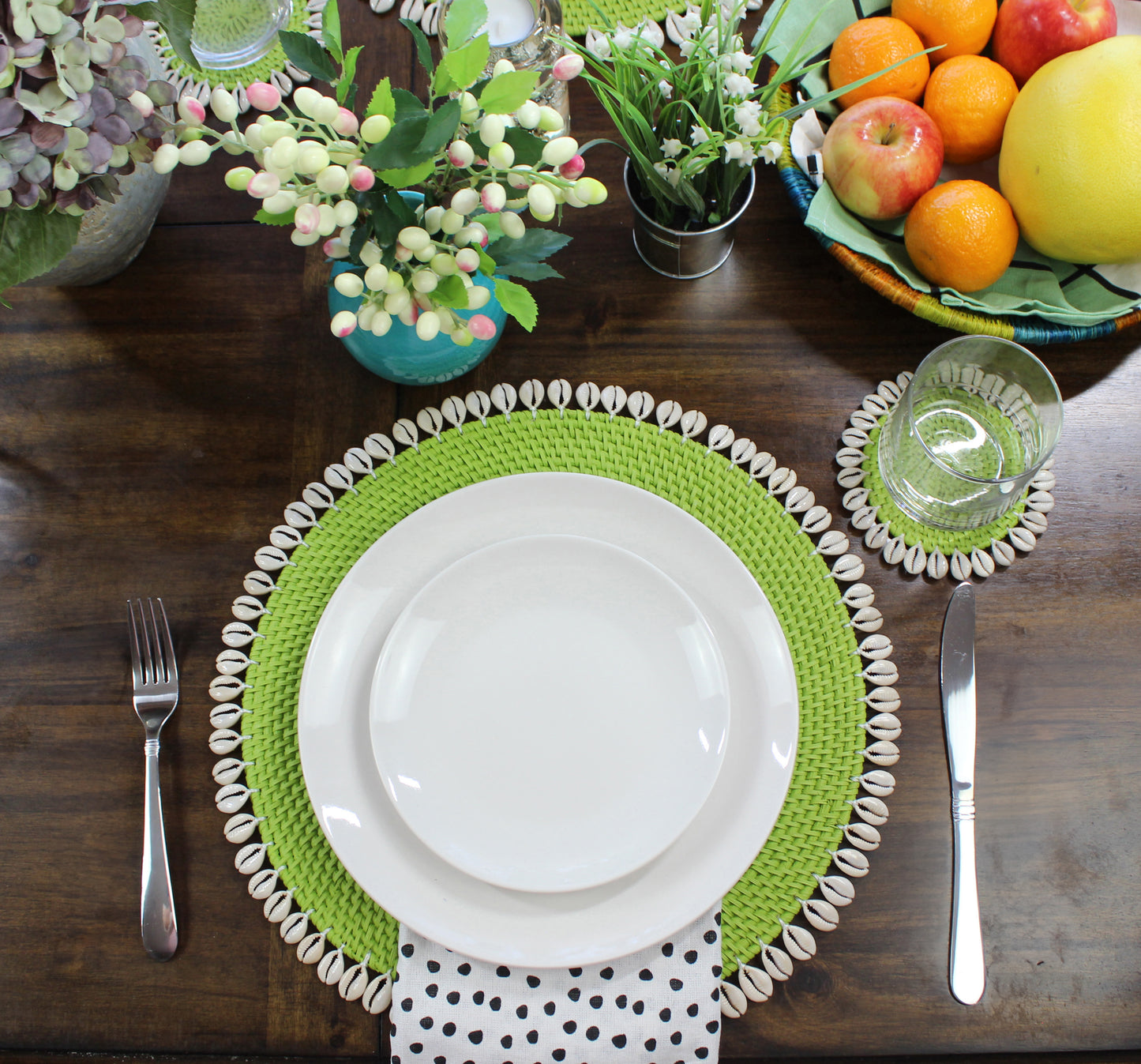 Dinning-Table-Setting-Luxury-High-Quality-Handmade-Sustainable-Green-Rattan-Seashell-Placemat-7