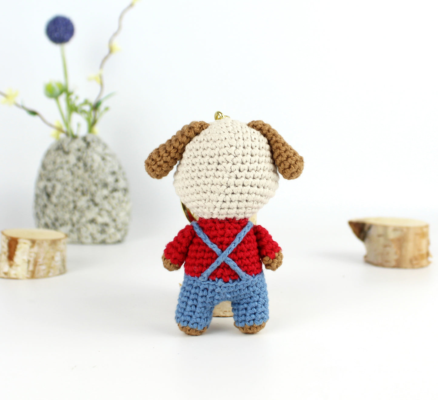 Dog-Amigurumi-Crochet-Bag Charm-Keychain-05