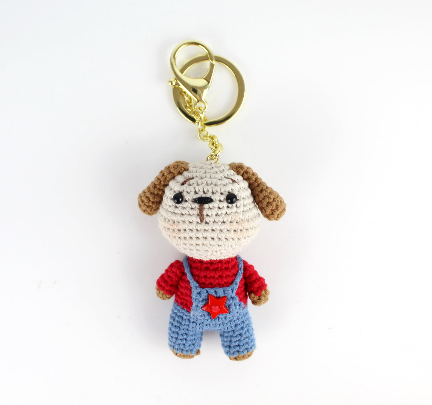 Dog-Amigurumi-Crochet-Bag Charm-Keychain-06