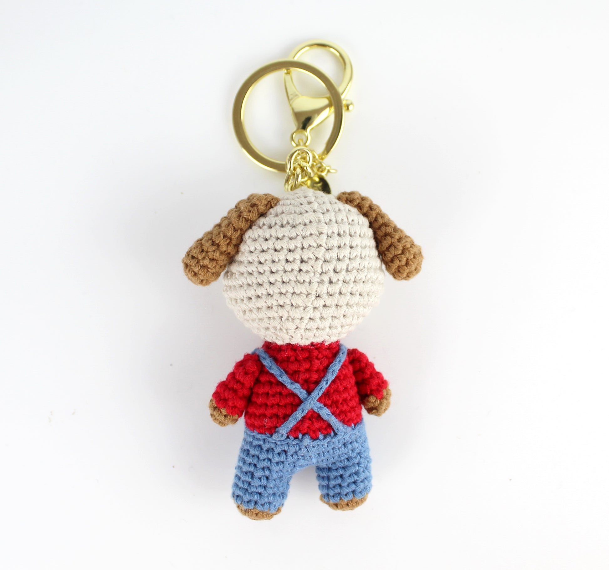 Dog-Amigurumi-Crochet-Bag Charm-Keychain-06