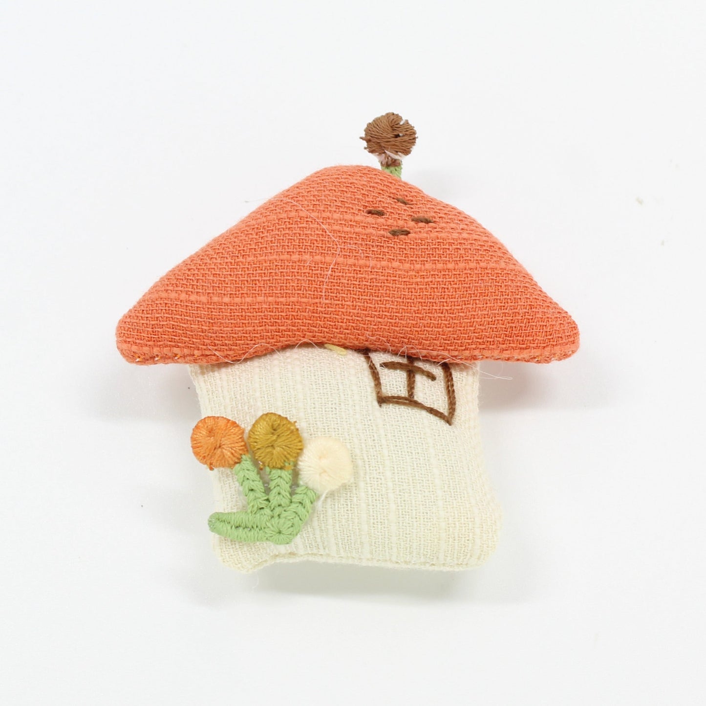 Handmade-Cloth-Orange-House-Brooch-01