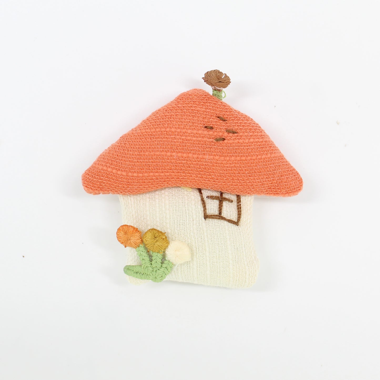 Handmade-Cloth-Orange-House-Brooch-04