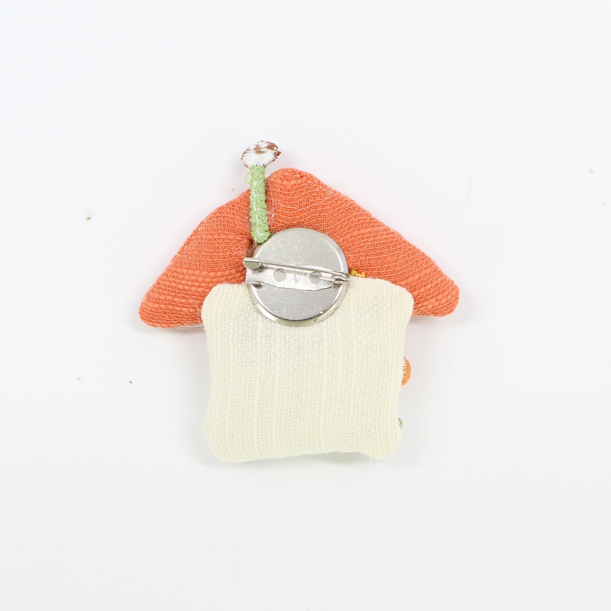 Handmade-Cloth-Orange-House-Brooch-05