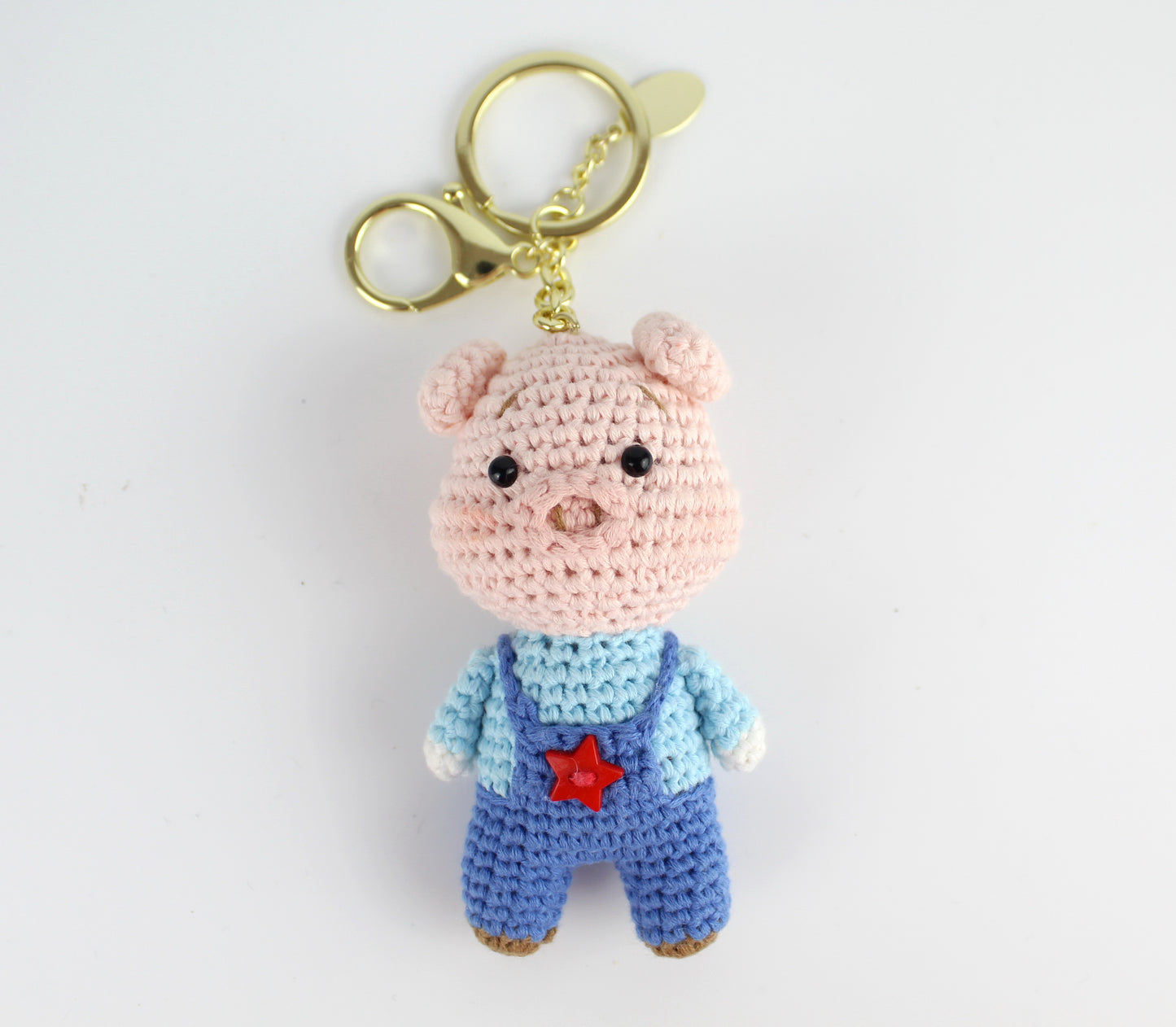 Piggy-Amigurumi-Crochet-Bag Charm-Keychain-02