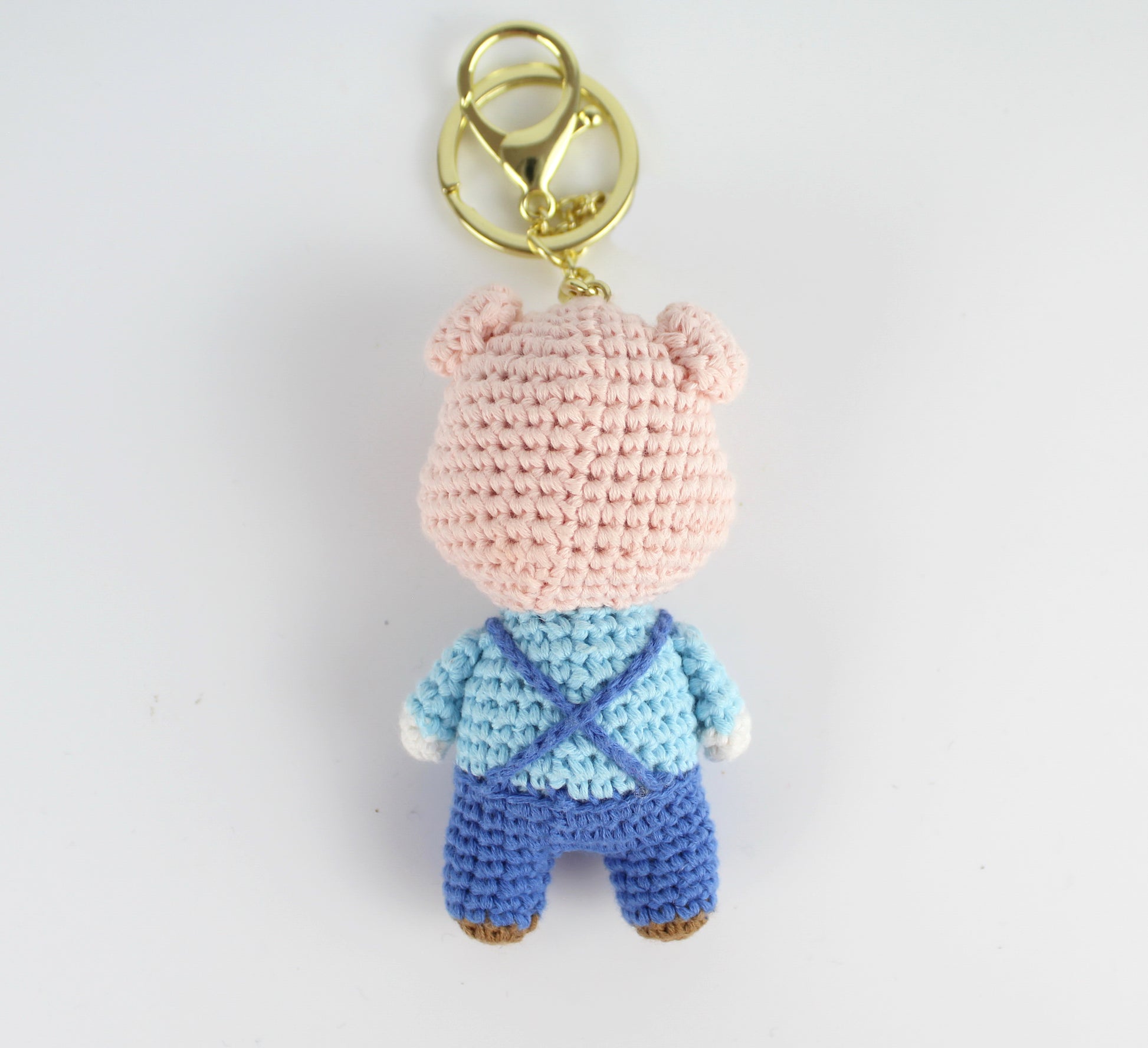 Piggy-Amigurumi-Crochet-Bag Charm-Keychain-08