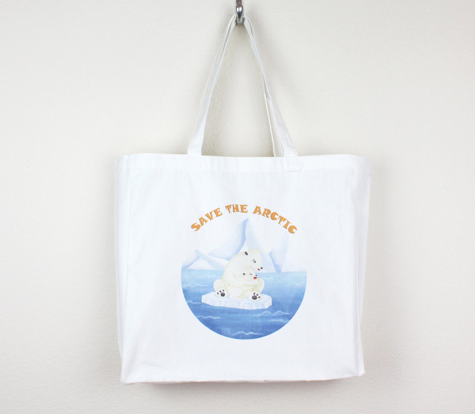 Save-the-Arctic-Polar-Bear-Tote-Bag-Climate-Change-001