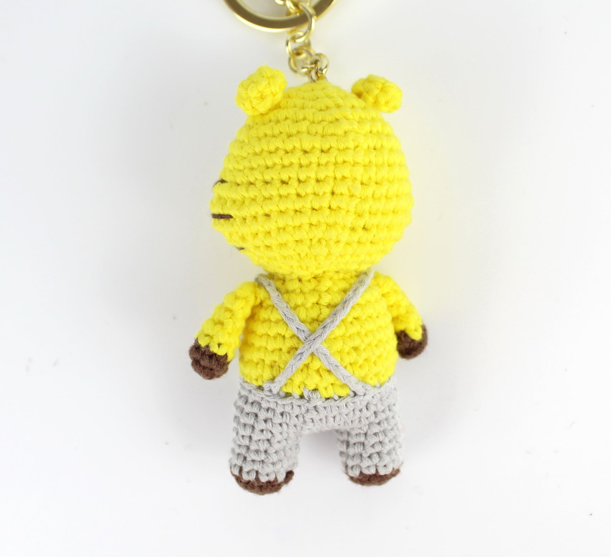 Tiger- Amigurumi-Crochet-Bag Charm-Key-Ring-07