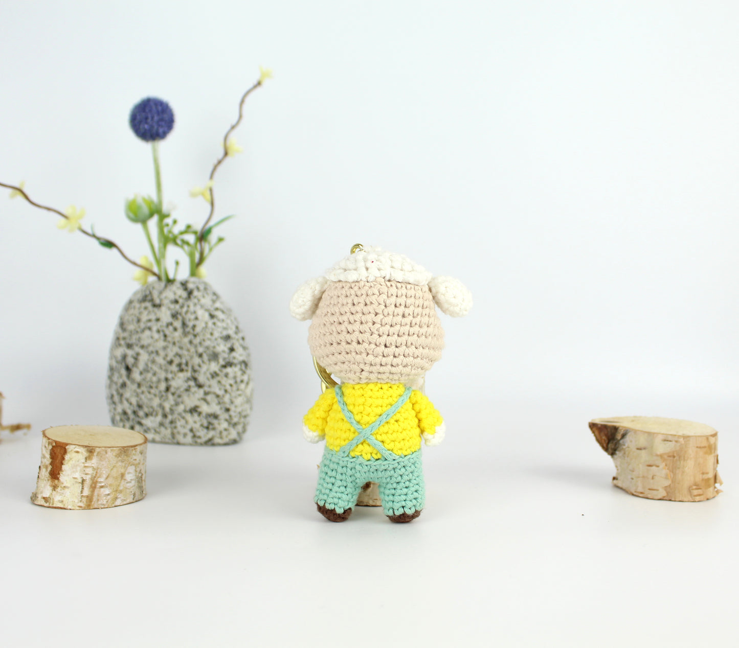 lamb-Amigurumi-Crochet-Bag Charm-Keychain-02