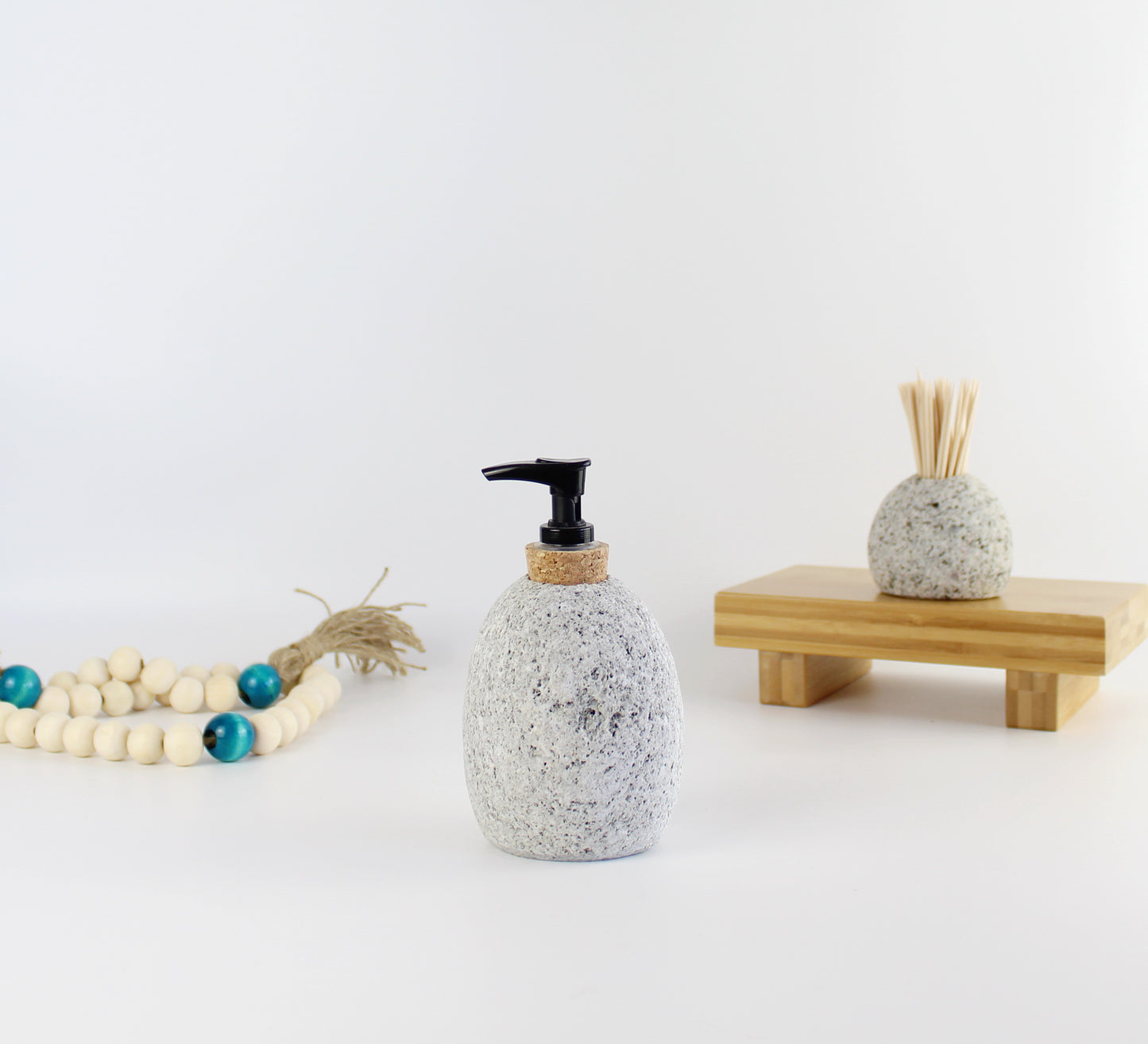 Beach Stone Soap/Lotion Pump Dispenser - Eco Handcraft store