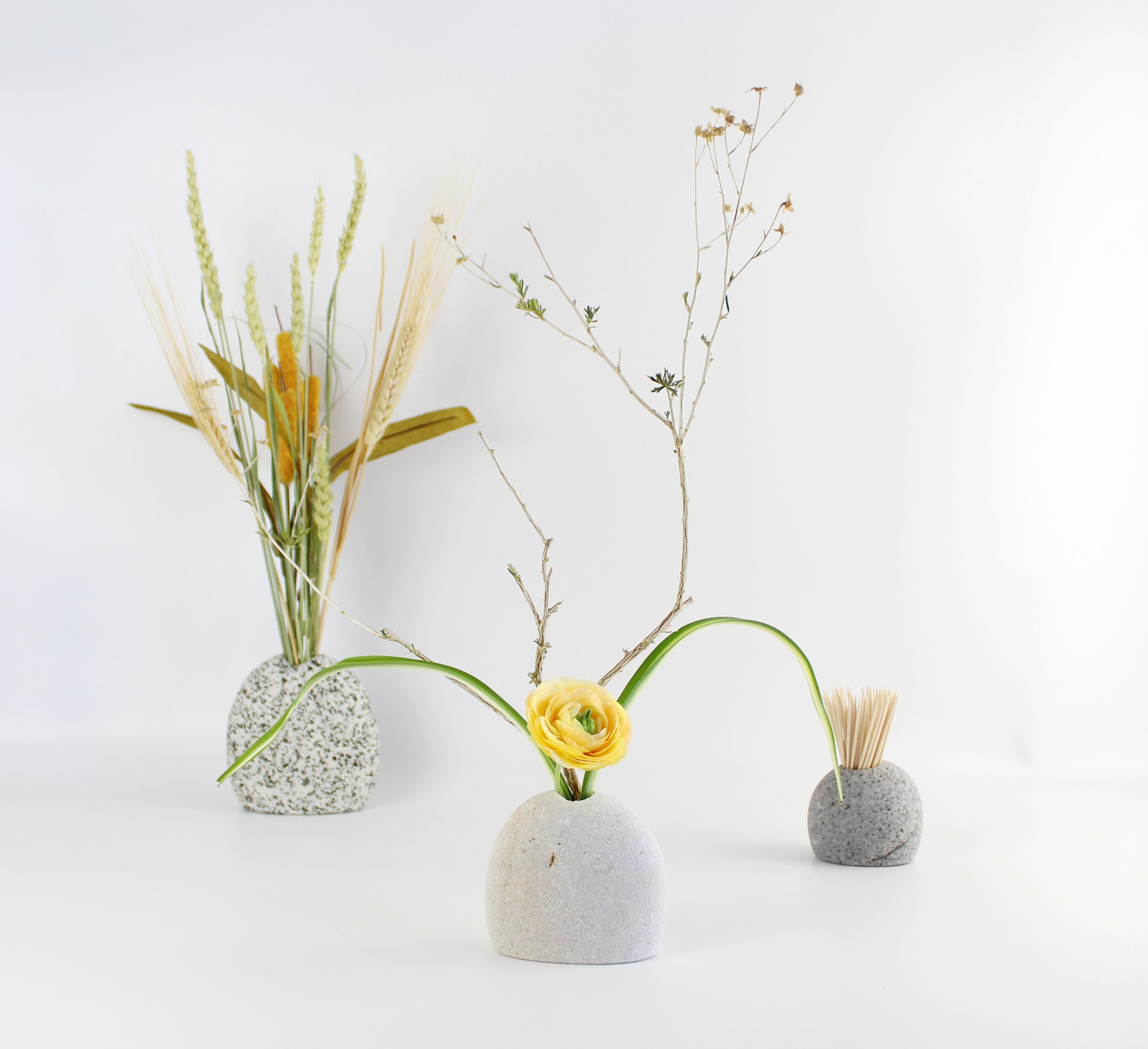 Beach Stone Vases-Small #2 - Eco Handcraft store