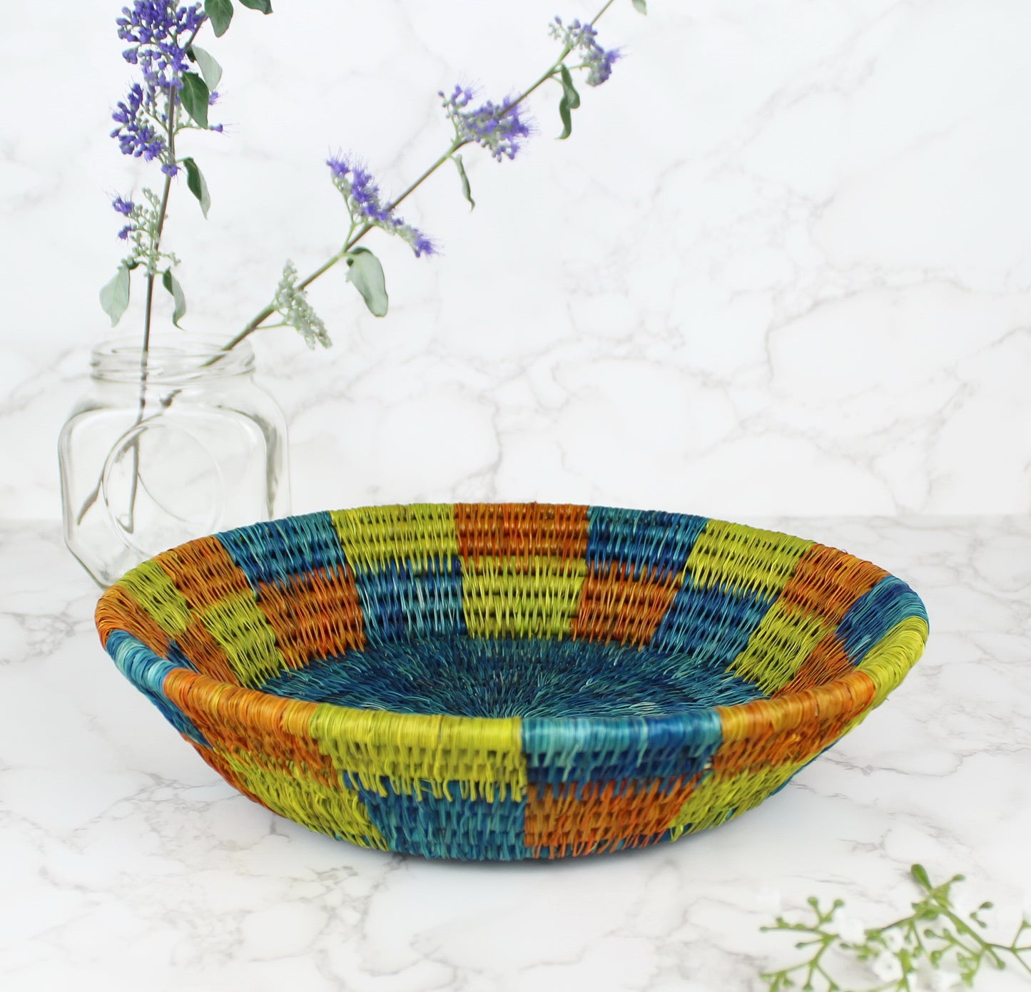 Hand Woven Nesting Bowl-11 in - Eco Handcraft store