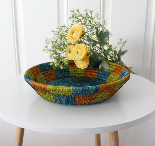 Hand Woven Nesting Bowl-11 in - Eco Handcraft store