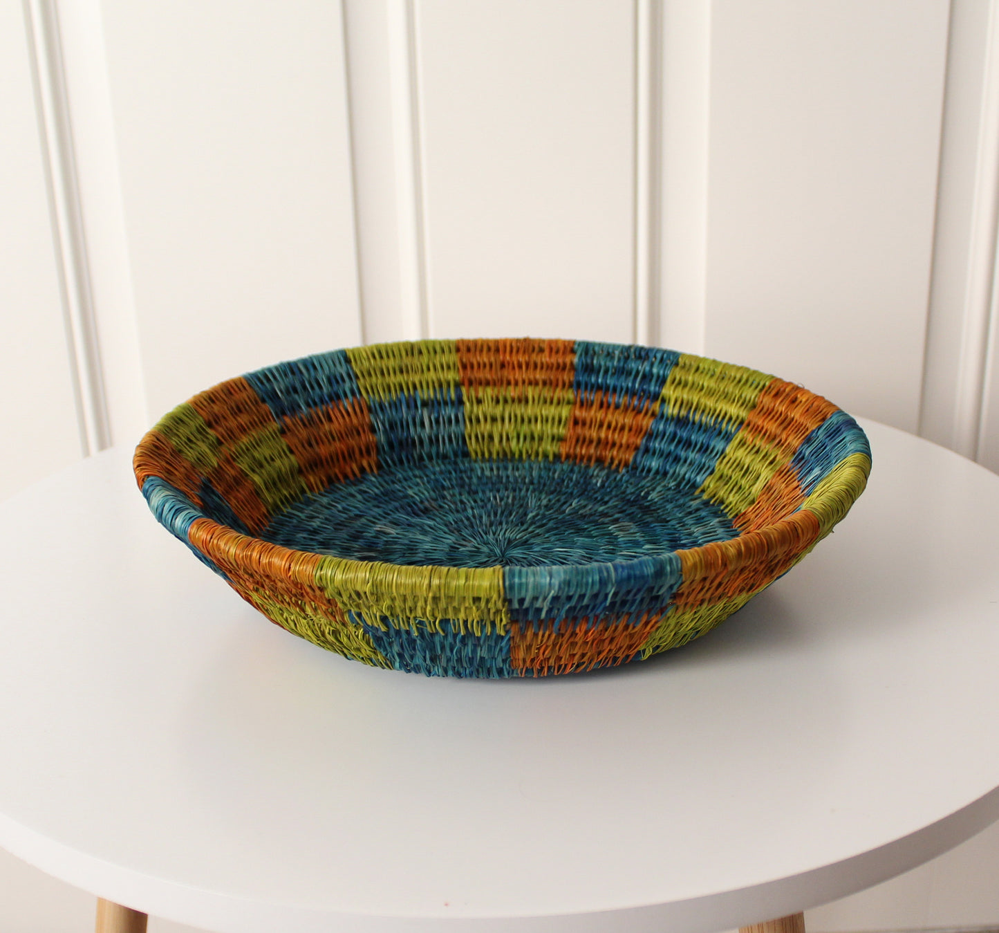 Hand Woven Nesting Bowl-11 in - Eco Handcraft store