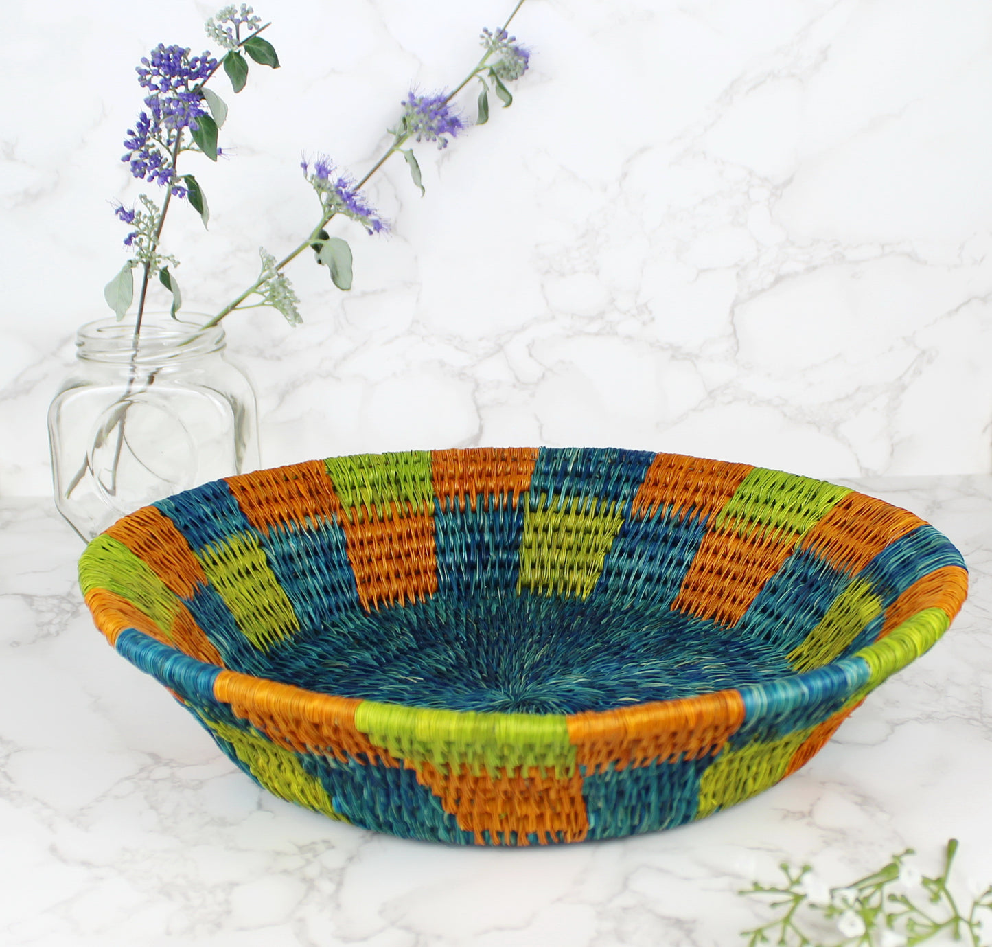 Hand Woven Nesting Bowl-13 in - Eco Handcraft store