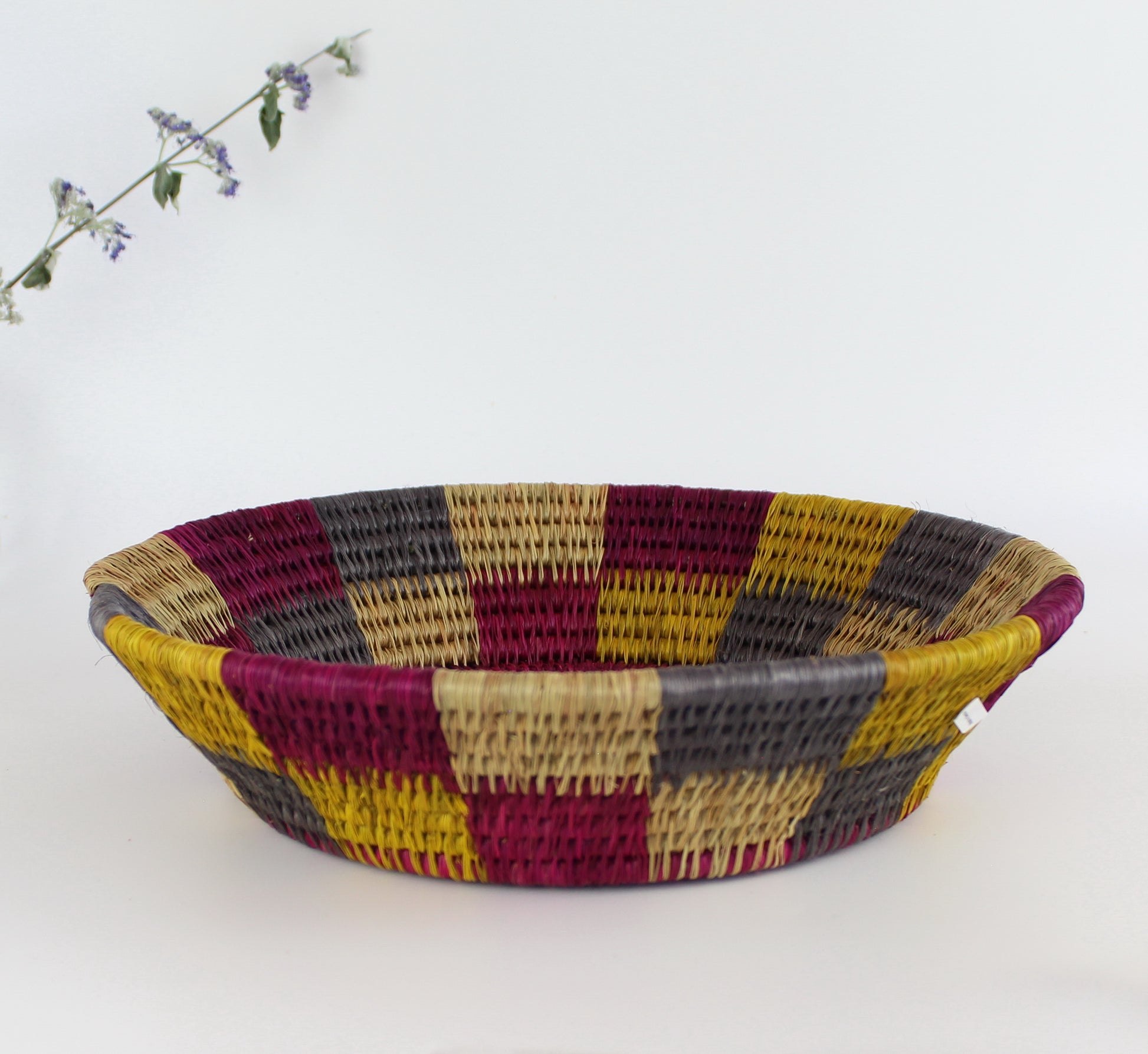 Hand Woven Nesting Bowl-13 in - Eco Handcraft store