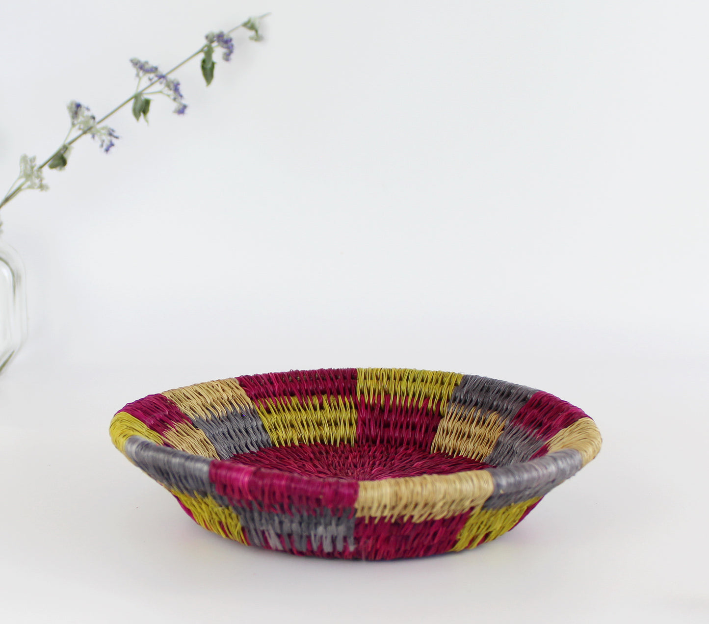 Hand Woven Nesting Bowl-8 in - Eco Handcraft store