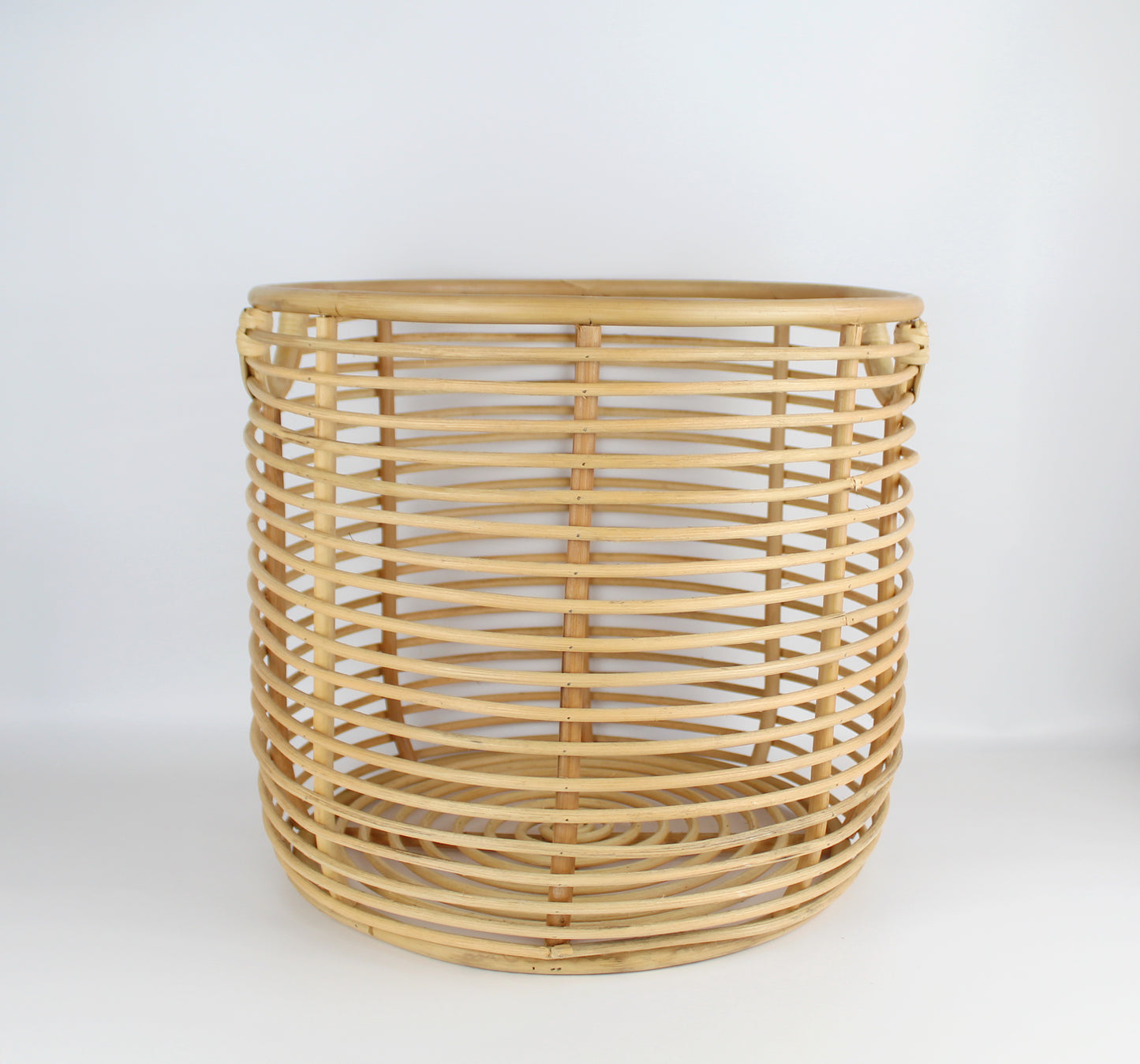 Handcrafted Large Rattan Basket-back-Eco Handcraft store