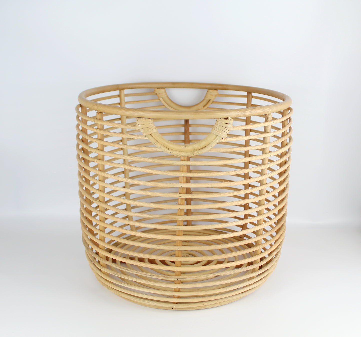 Handcrafted Large Rattan Basket-side2-Eco Handcraft store