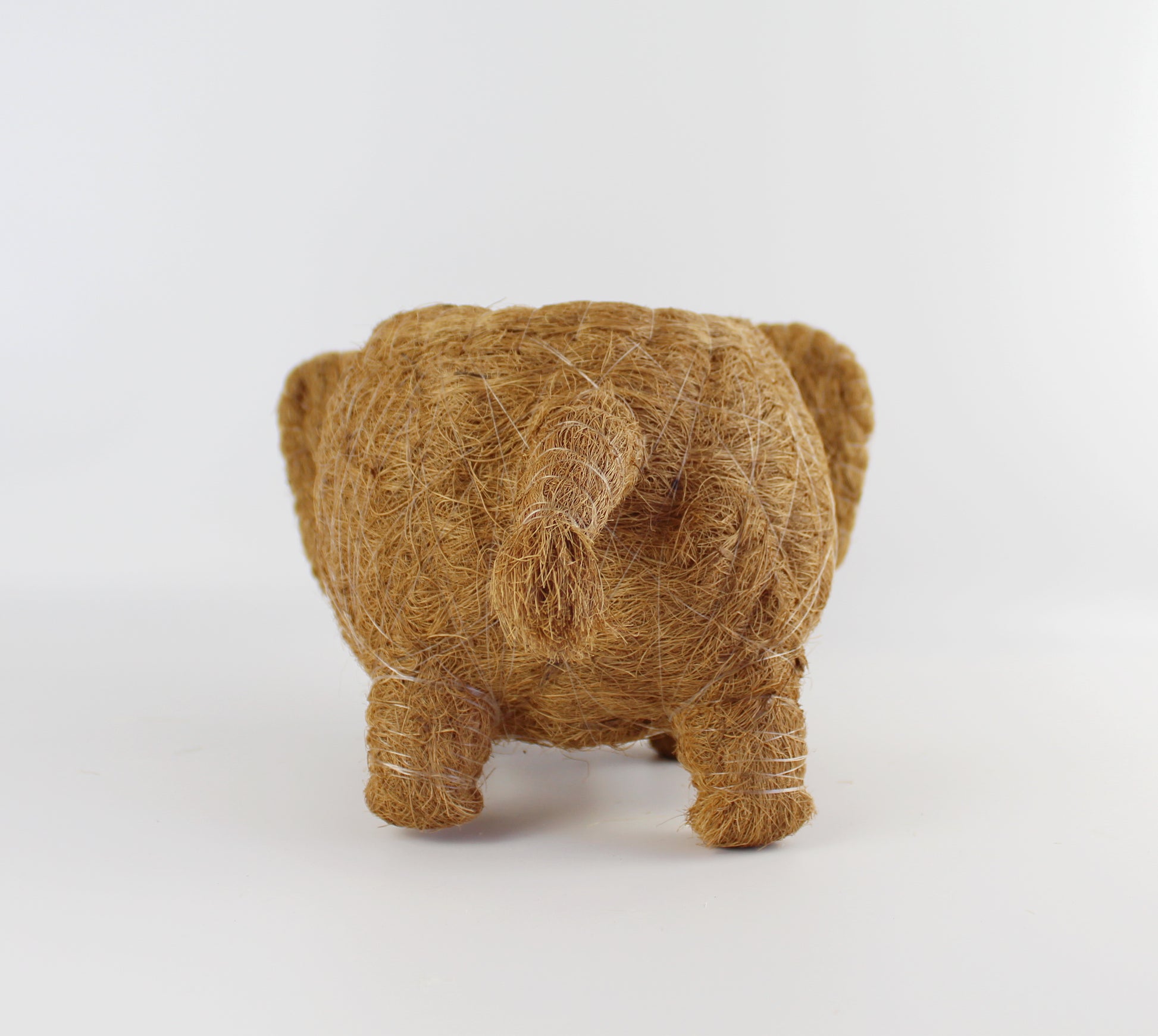 Handmade Coco Coira Animal Planter-Elephant - Eco Handcraft store