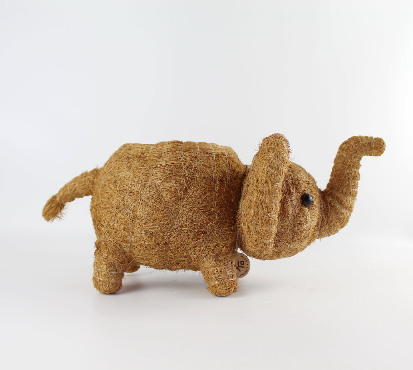 Handmade Coco Coira Animal Planter-Elephant - Eco Handcraft store