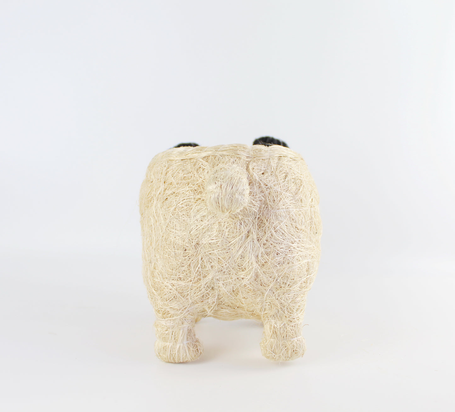 Handmade Coco Coira Animal Planter- Pug - Eco Handcraft store