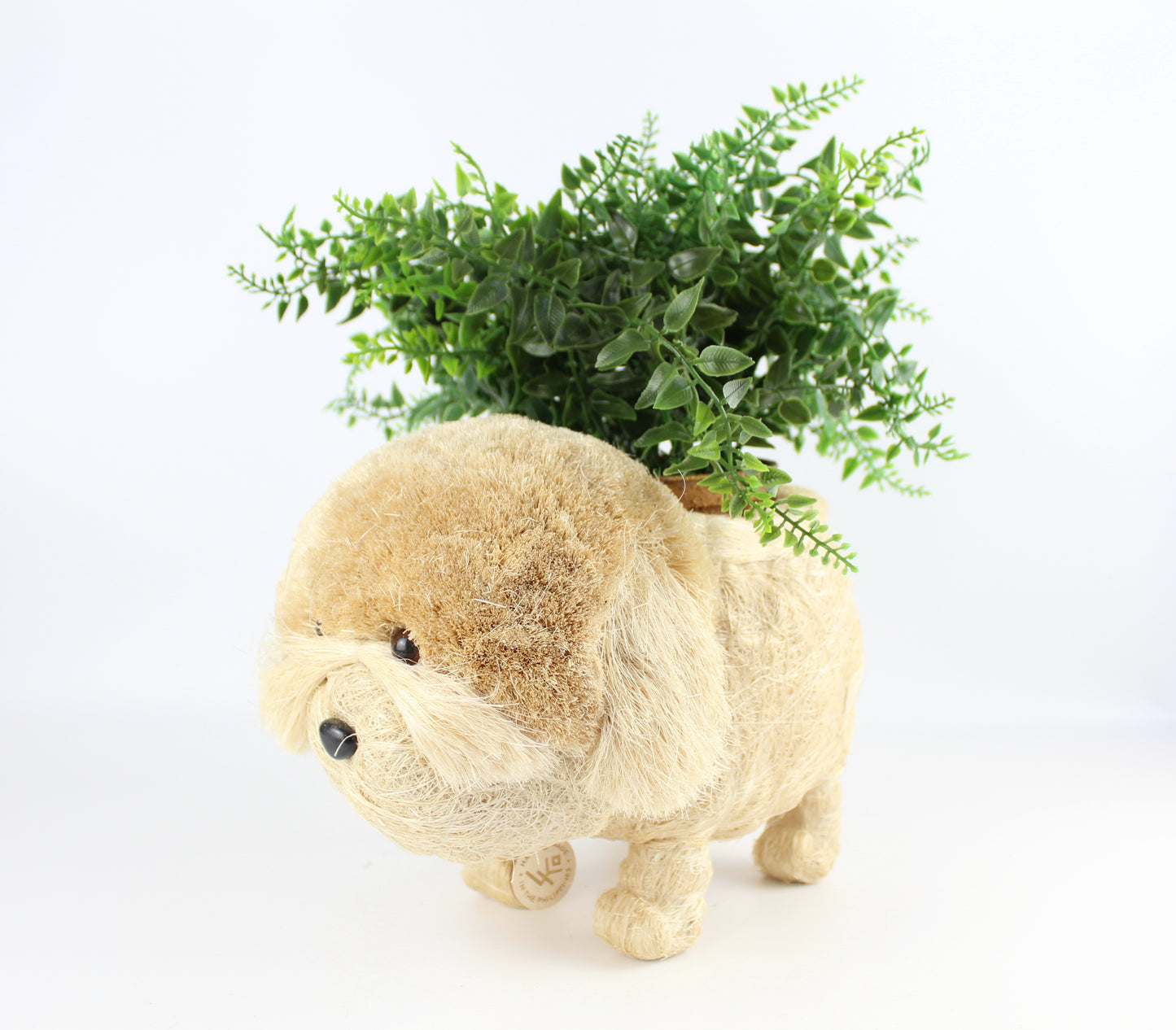 Handmade Coco Coira Animal Planter-Poodle - Eco Handcraft store