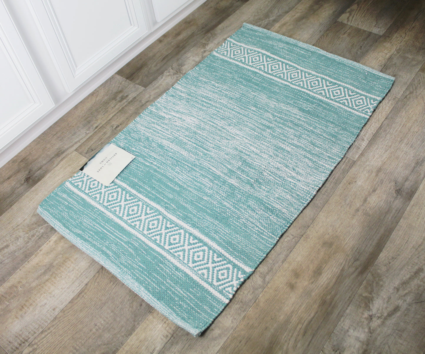 Handwoven Scatter Rug - Eco Handcraft store