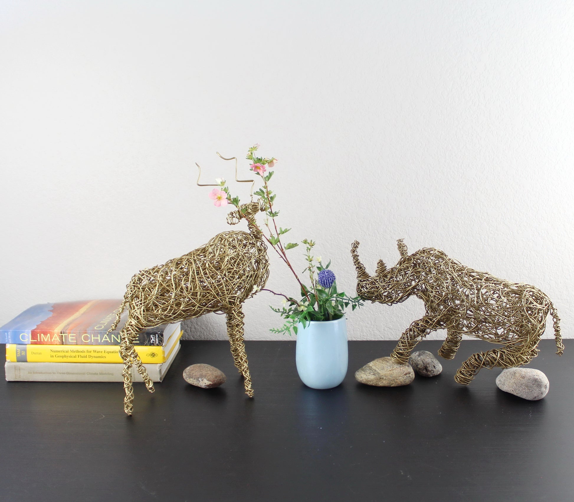 Wire Handmade Kudu Sculpture - Eco Handcraft store