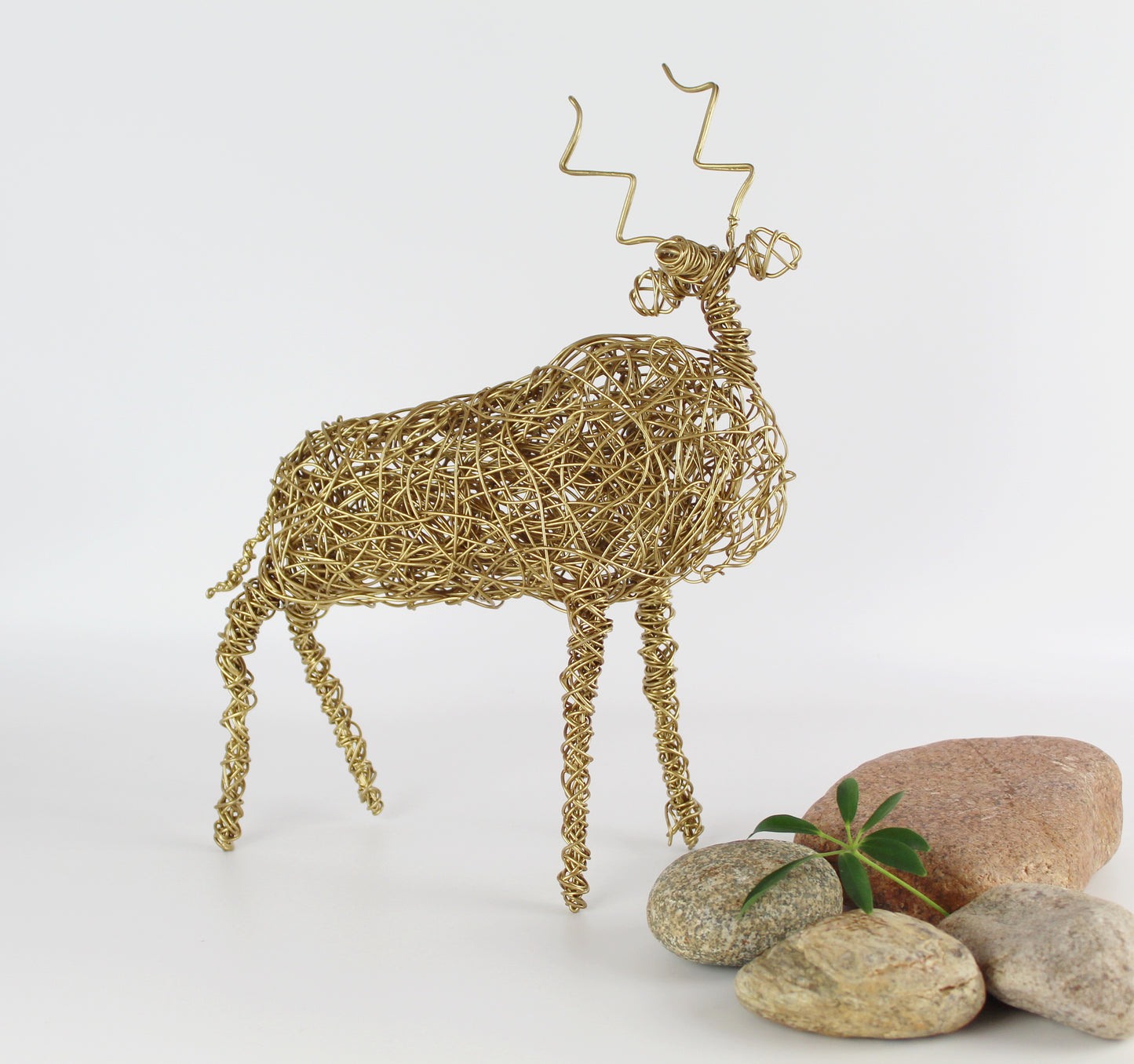 Wire Handmade Kudu Sculpture - Eco Handcraft store