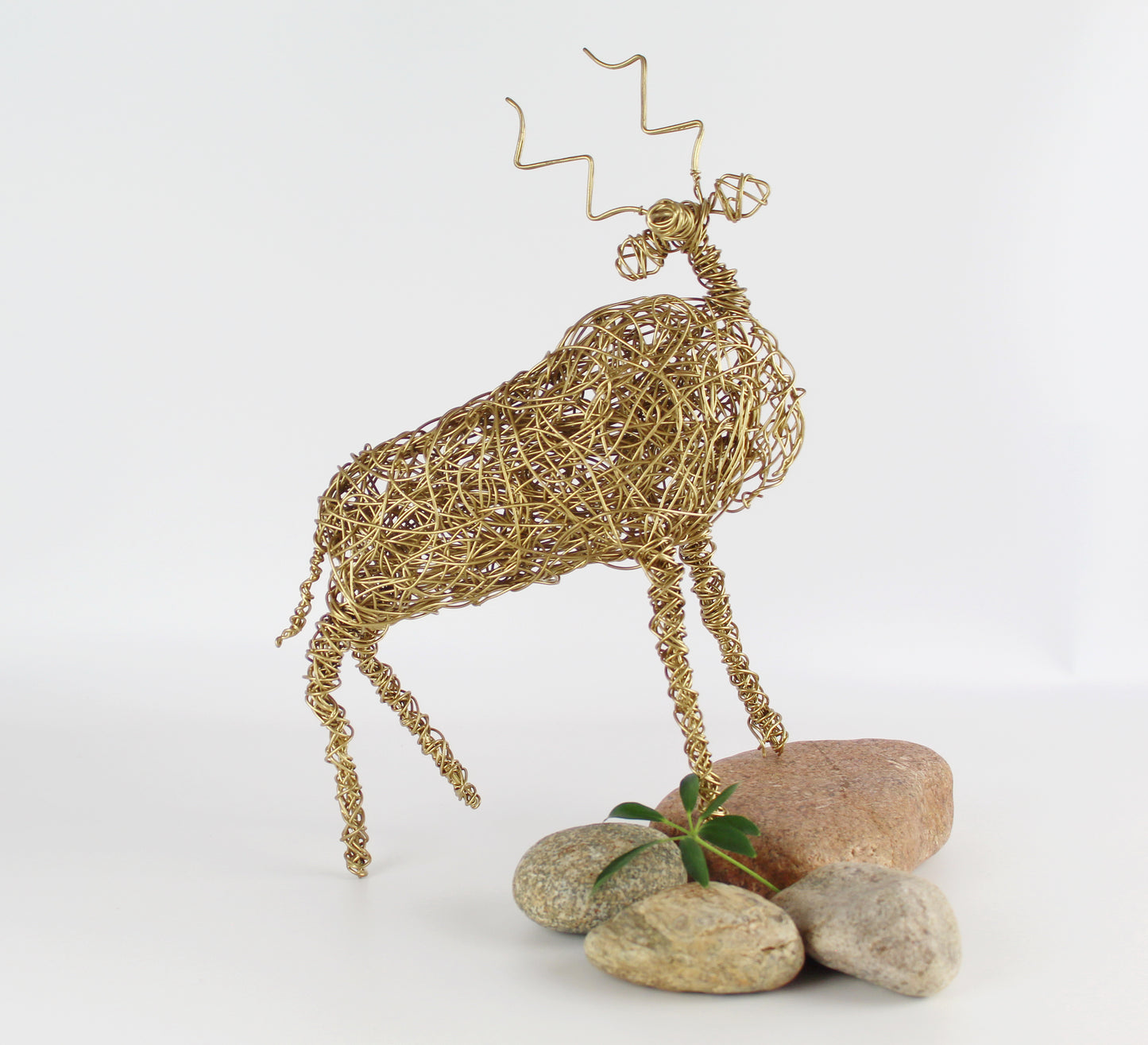 Wire Handmade Kudu Sculpture - Eco Handcraft store